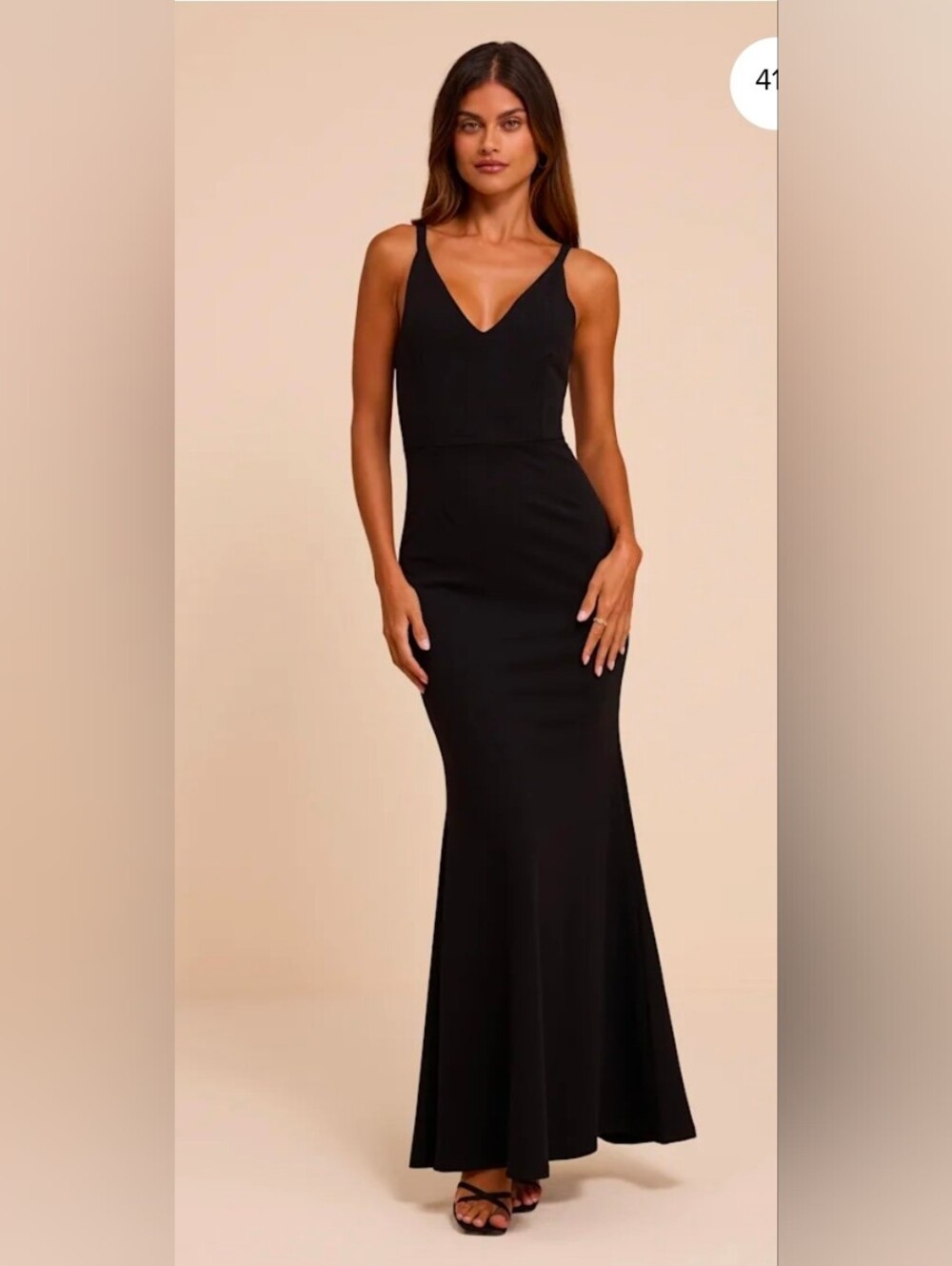 Lulus Melora Black Sleeveless Maxi Dress Size Medium